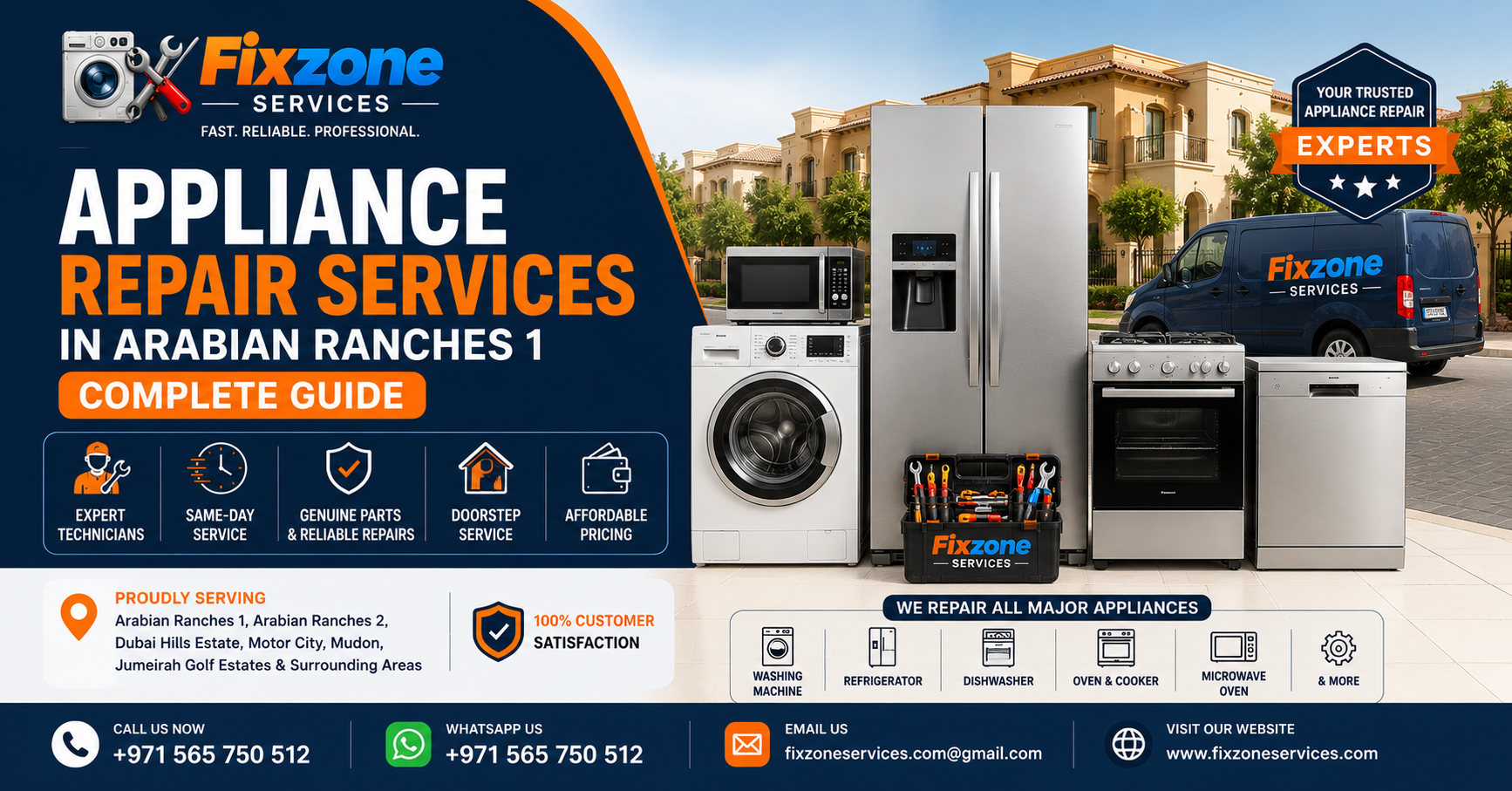 Appliance Repair Services in Arabian Ranches 1