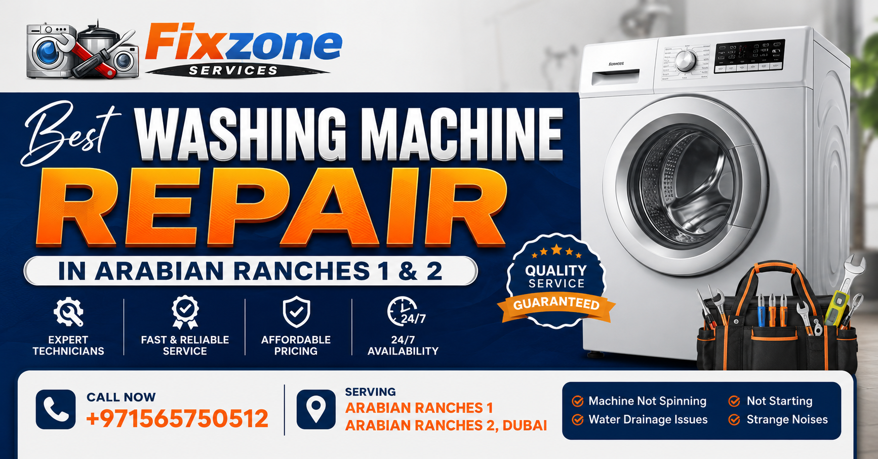 Best Washing Machine Repair in Arabian Ranches 1 & 2