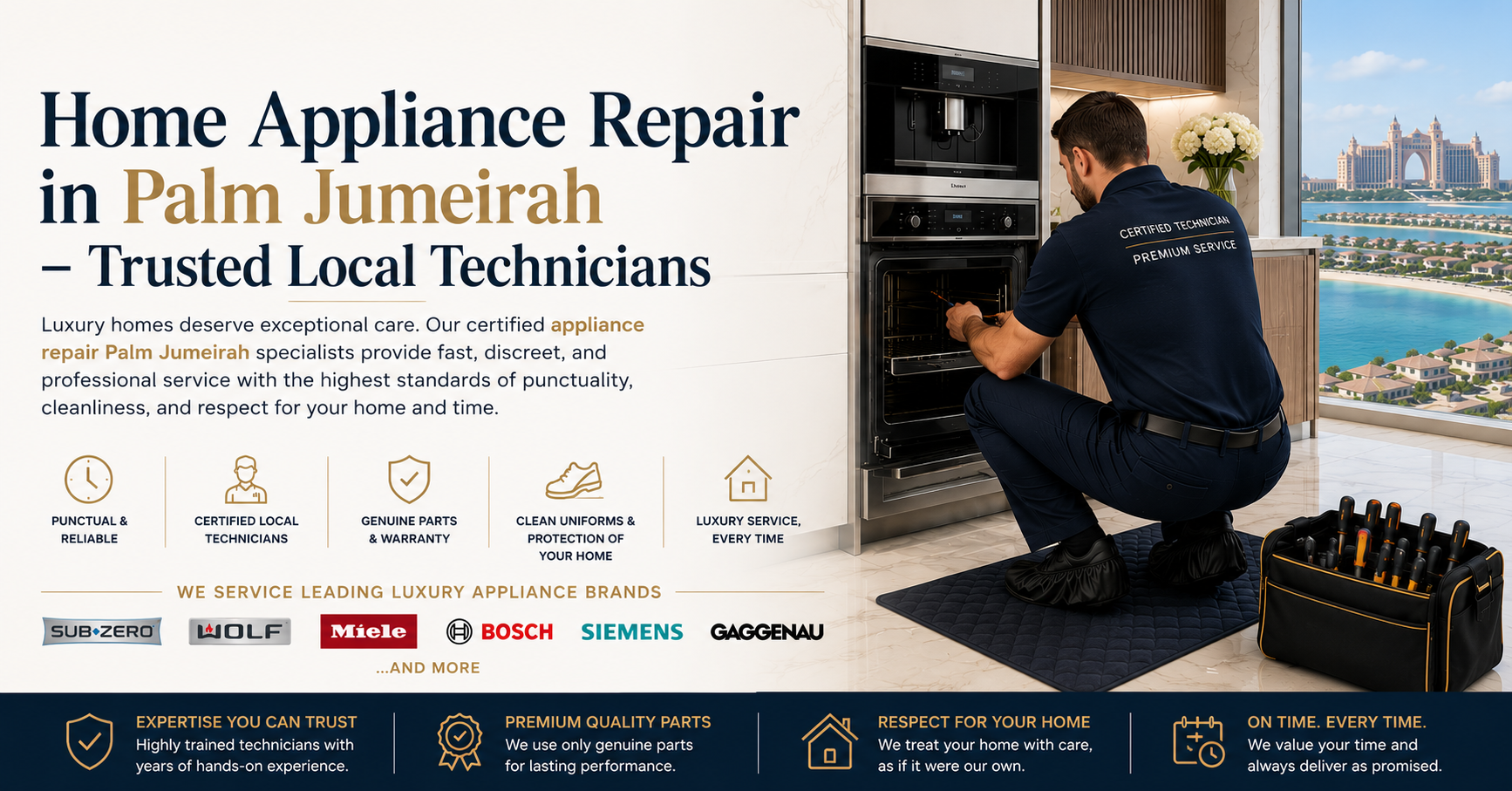 Home Appliance Repair in Palm Jumeirah – Trusted & Certified Local Technicians