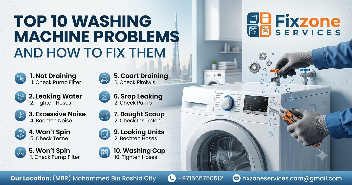 Top 10 Washing Machine Problems and How to Fix Them