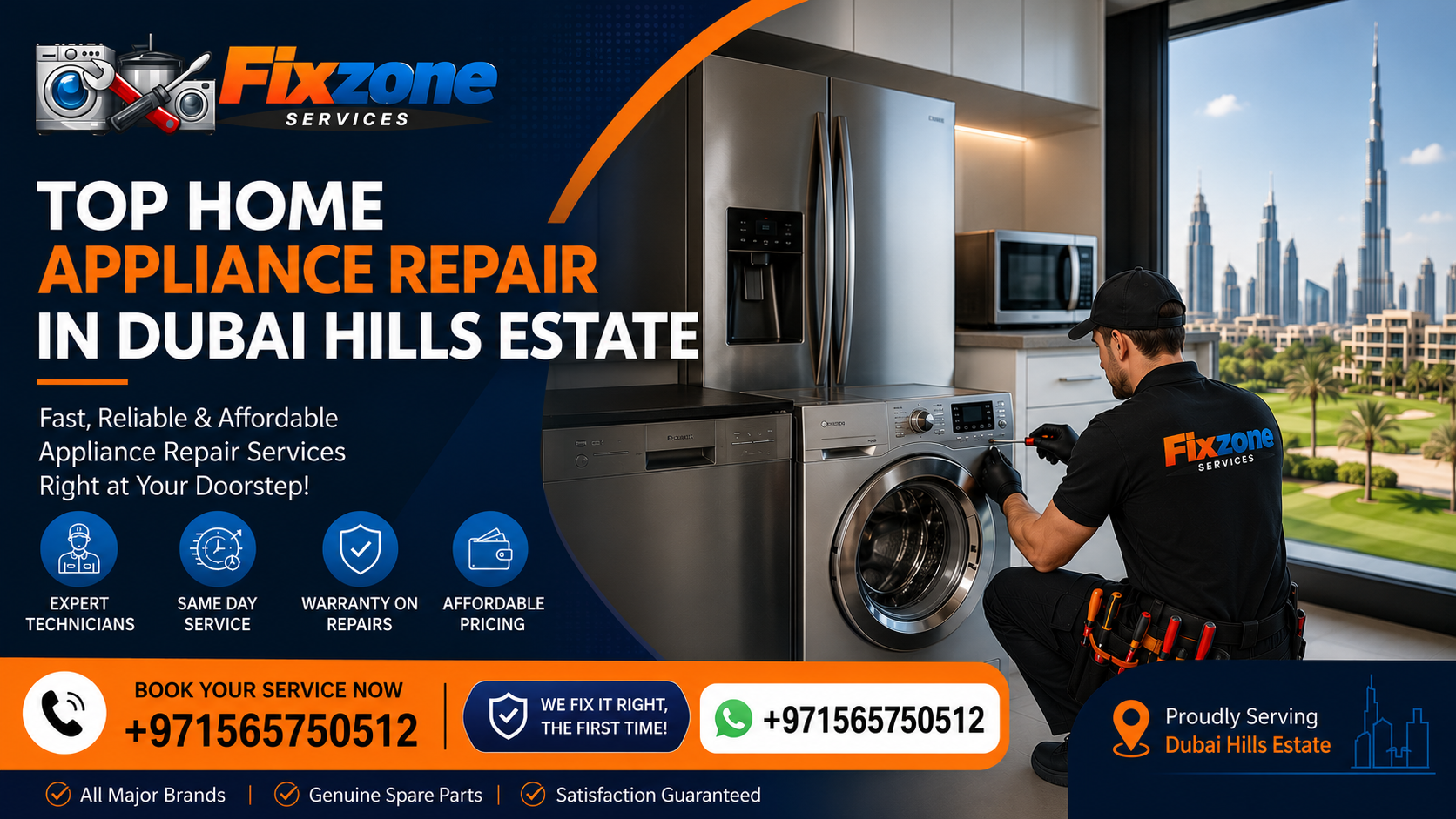 Top Home Appliance Repair in Dubai Hills Estate